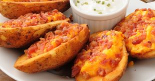 Freezable Filled Potato Skins