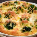 Broccoli cheese strata