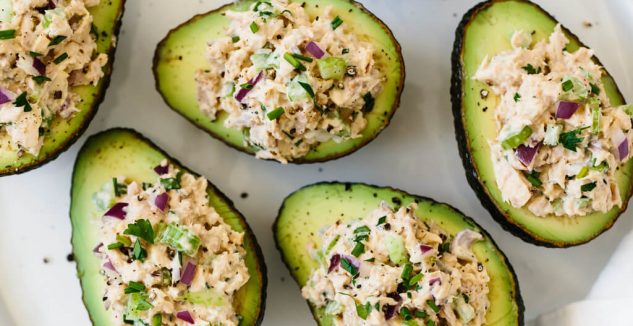 Tuna Stuffed Avocados