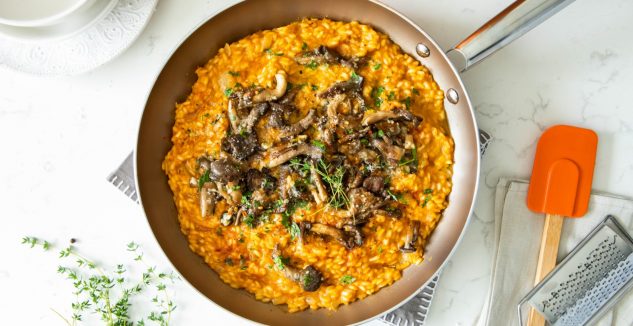 Mushroom and Pumpkin Risotto