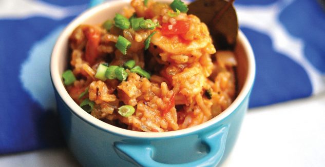 Jambalaya de vegetales