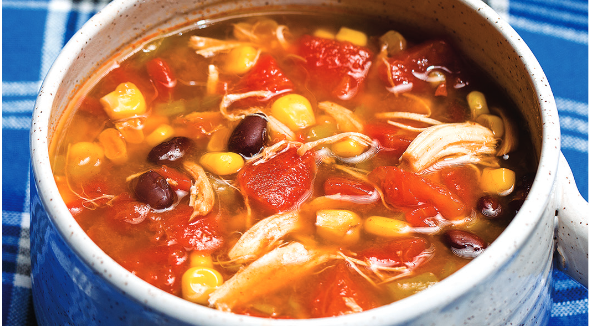 Slow Cooker Chicken Santa Fe Soup